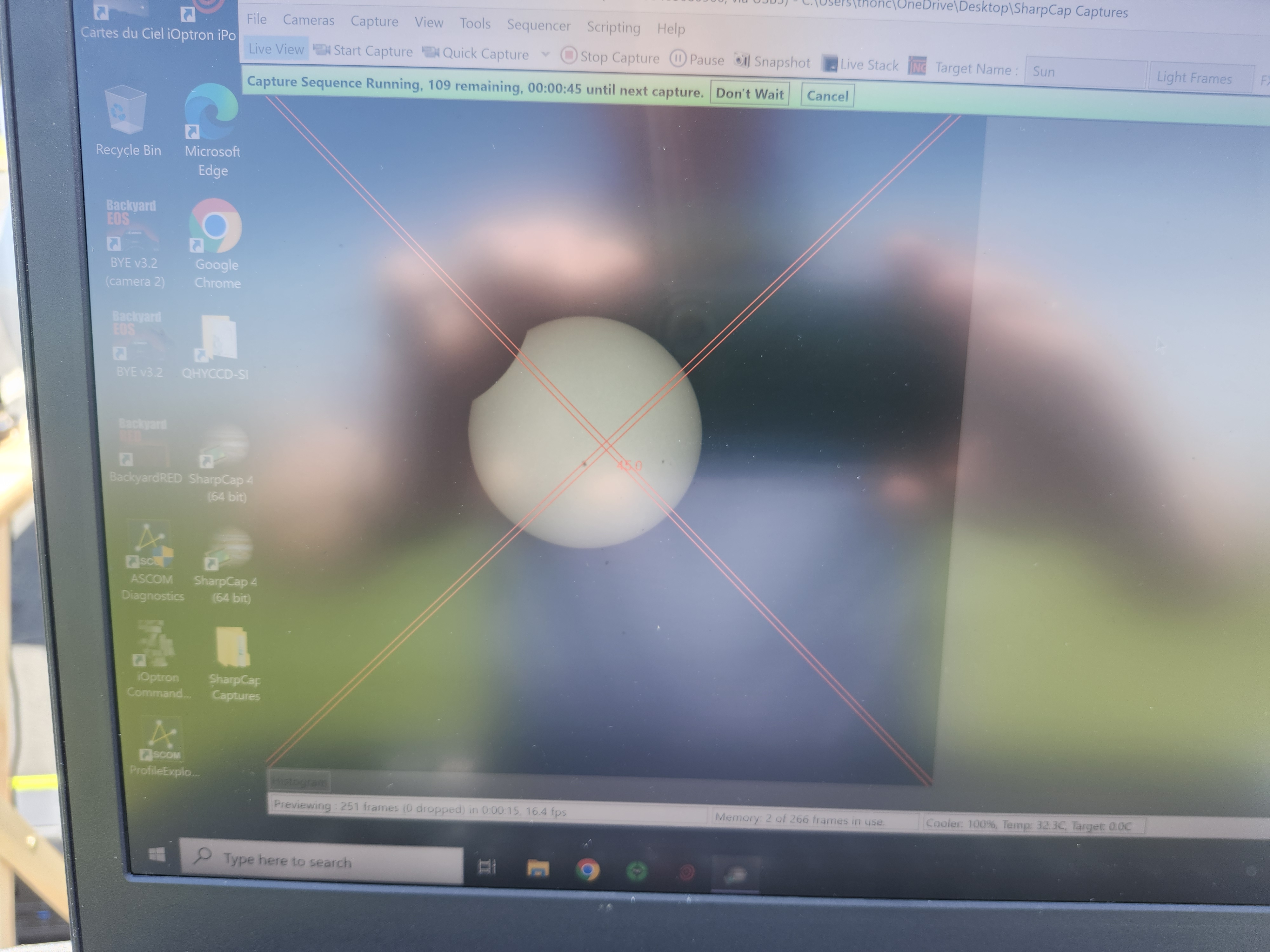 12 Min after 1st Contact